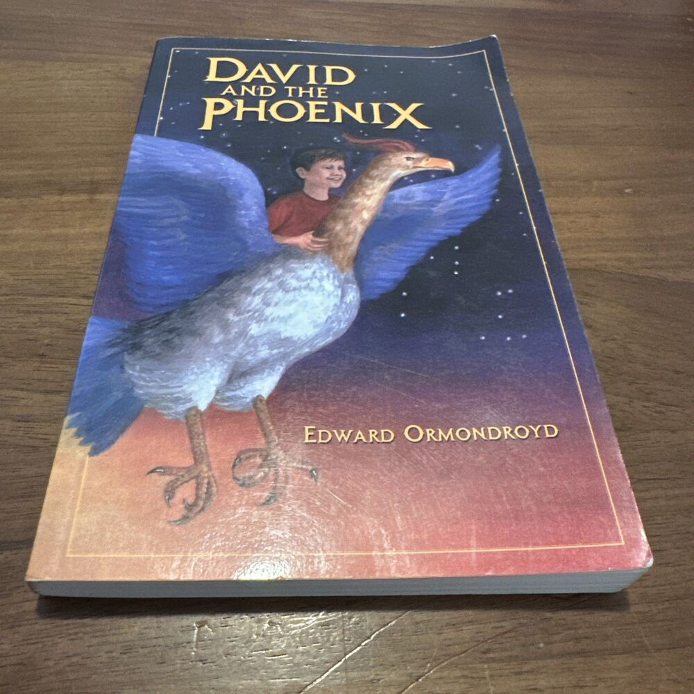 David and the Phoenix Edward Ormondroyd First Edition Paperback Purple House